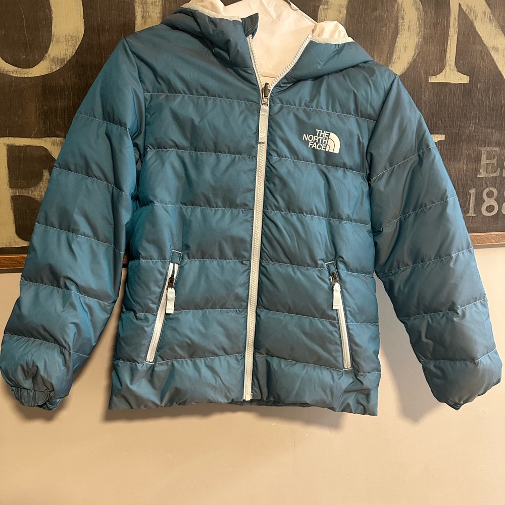 The North Face Teal Hooded Jacket
